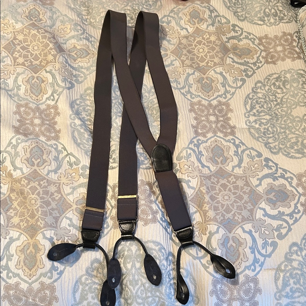 Source Unknown Brown Men's Button-On Suspenders